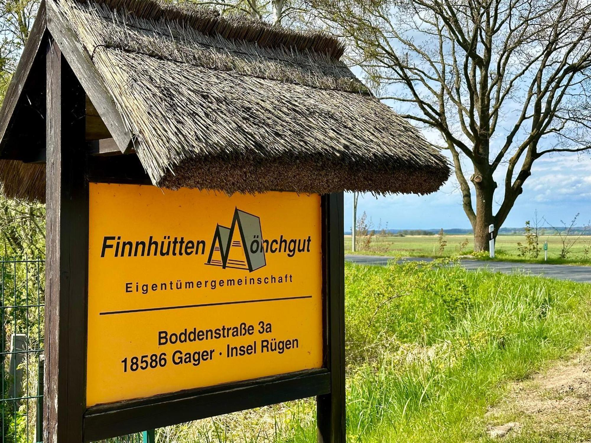 Finnhuette Nr.42 Auf Moenchgut Gager Dış mekan fotoğraf